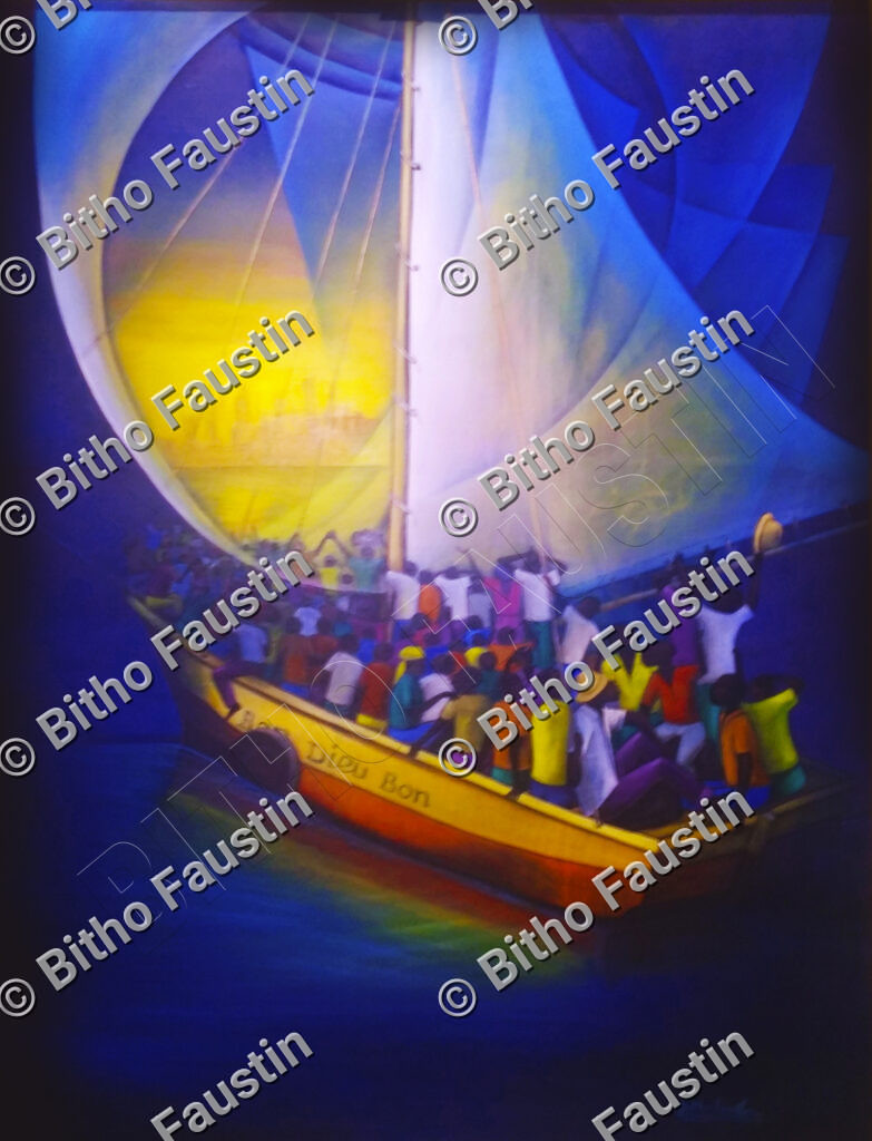 Sans Titre painting by Bitho Faustin